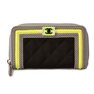 CHANEL Mini Wallet Boy Chanel Black